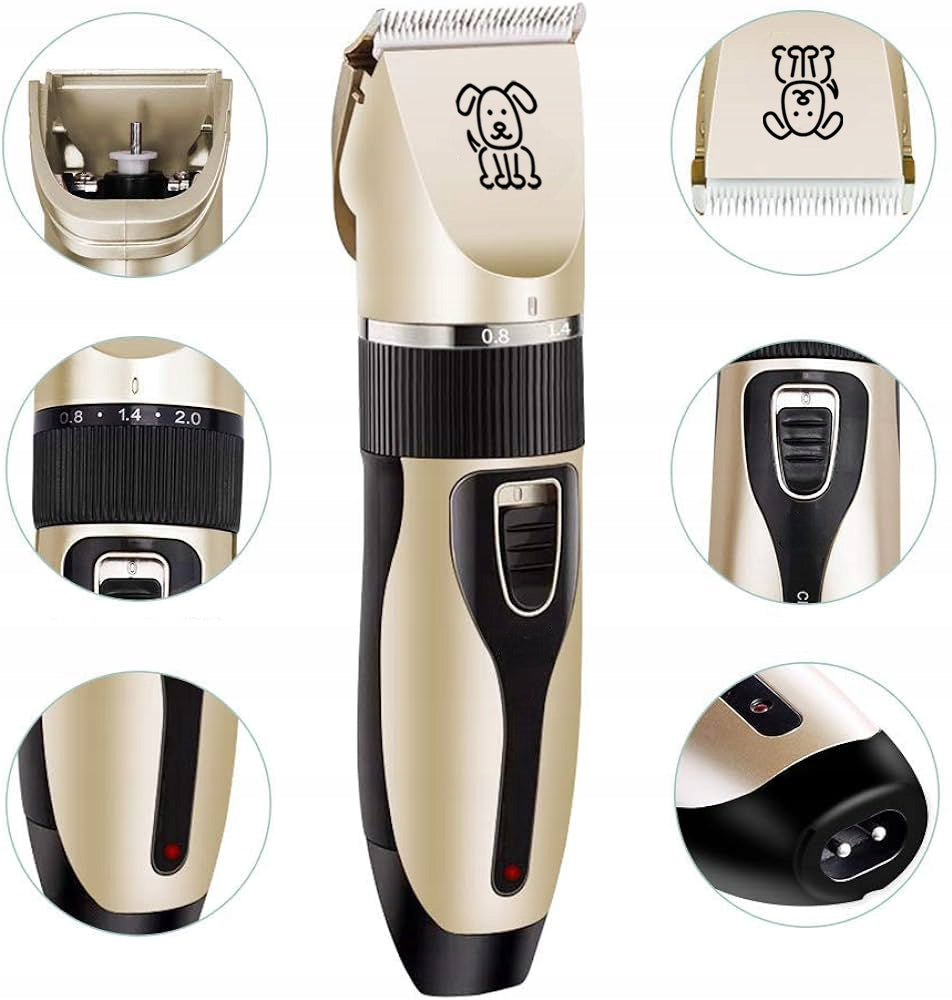 DOG CLIPPER CAT ANIMALS SET QUIET PROFESSIONAL Packaging status original