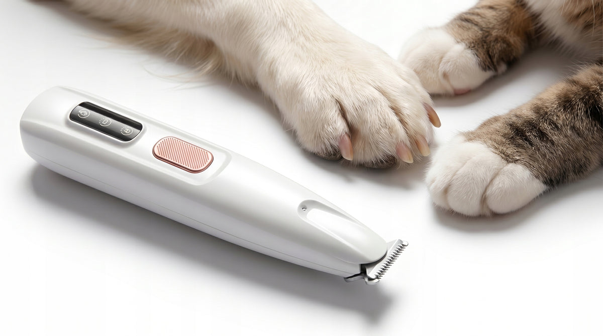 DOG CLIPPER CAT ANIMALS TRIMMER QUIET LED BATTERY Packaging status original