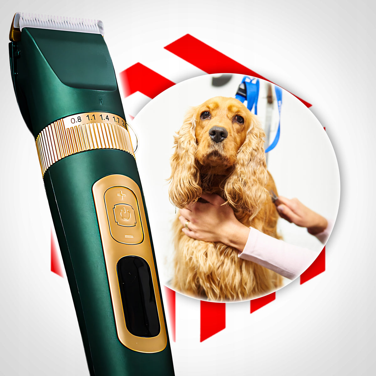 DOG CLIPPER PROFESSIONAL DOG TRIMMER VERY QUIET Packaging status original