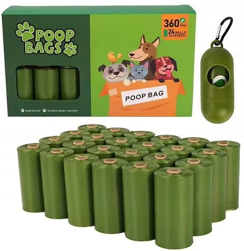 DOG FECES BAGS THICK BIODEGRADABLE POOP BAGS BIO 360 Pcs