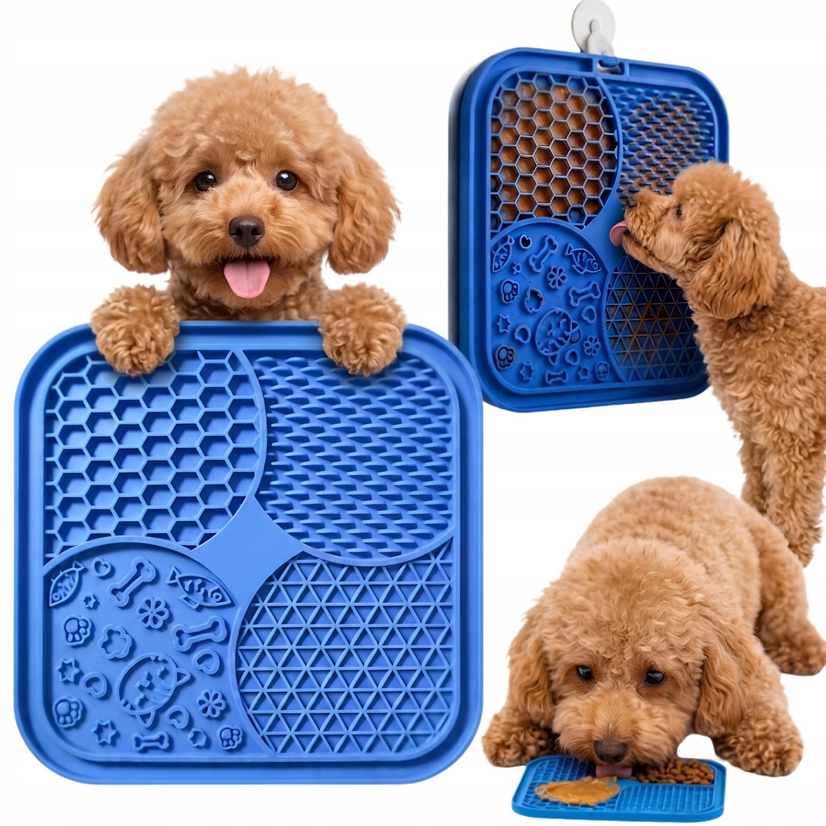 DOG FOOD SLOWING MAT FOR LICKING ANTI-STRESS TRAY 20X20