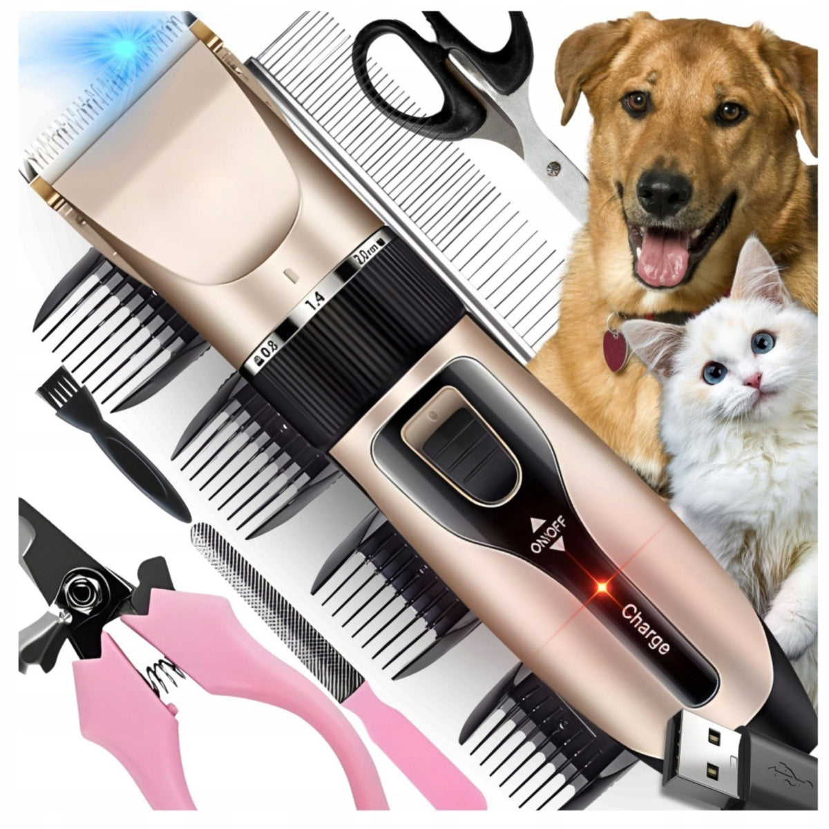 DOG GUARDING MACHINE CAT ANIMALS QUIET WIRELESS SET