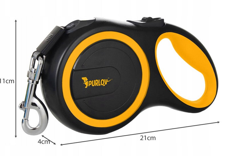 DOG LEASH 8m 50KG AUTOMATIC WITH LOCK TAPE Packaging status original