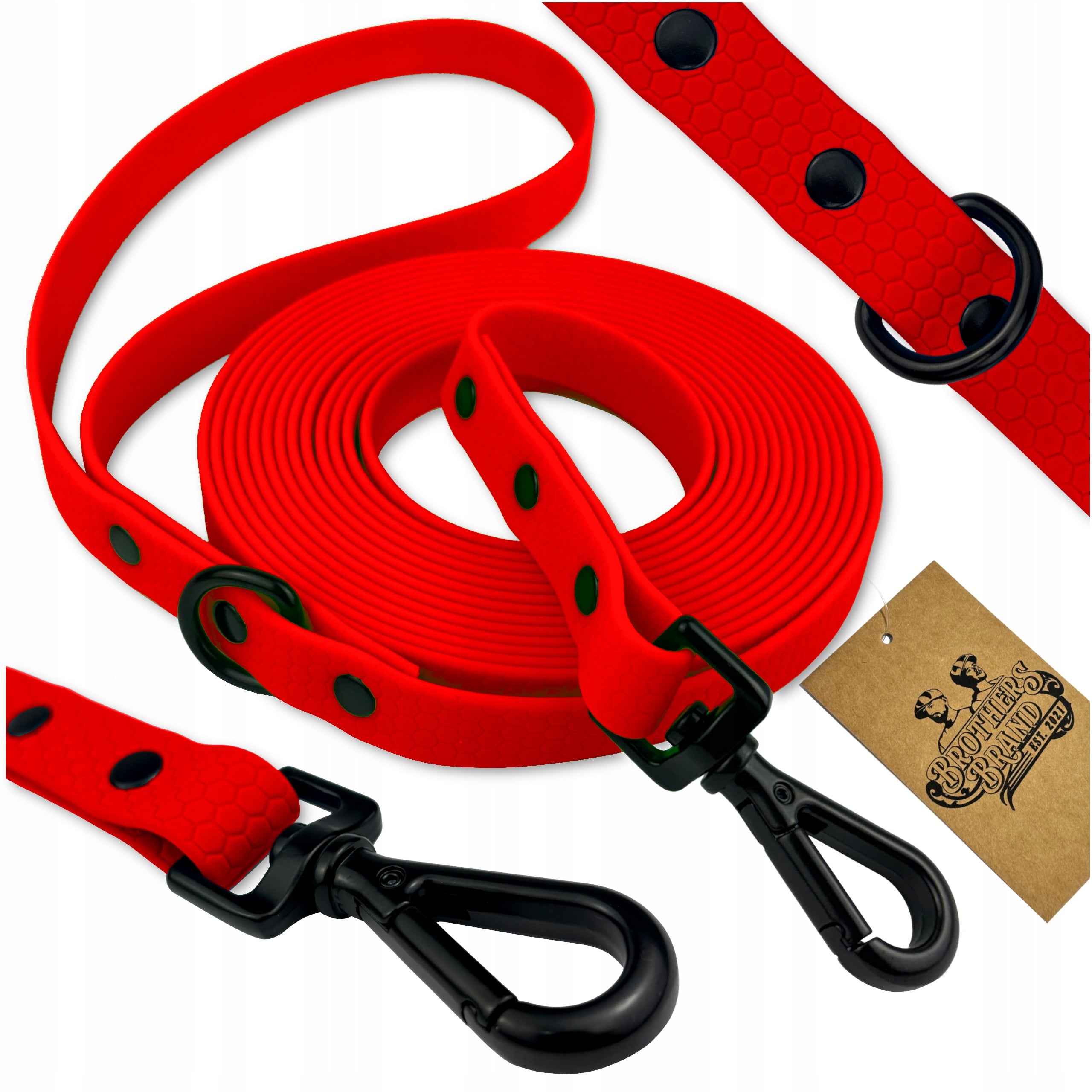 DOG LEASH CANDY 2m HEXA WATERPROOF DURABLE Polish PREMIUM PRODUCT