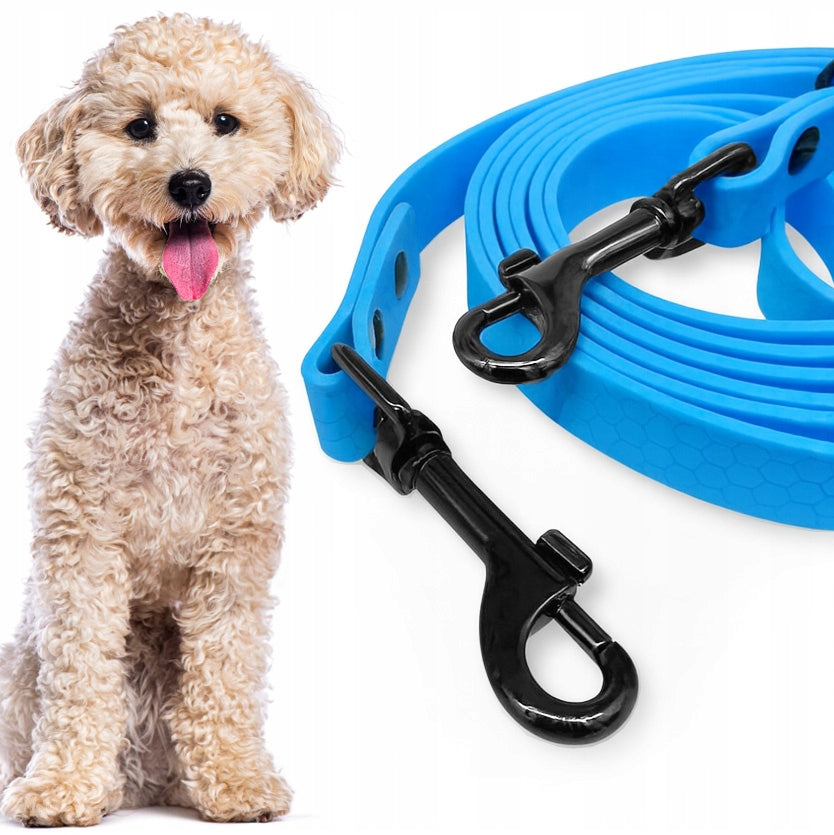 DOG LEASH FOR WALK ADJUSTABLE WATERPROOF BIOTHANE PVC 3m Brand Lililove
