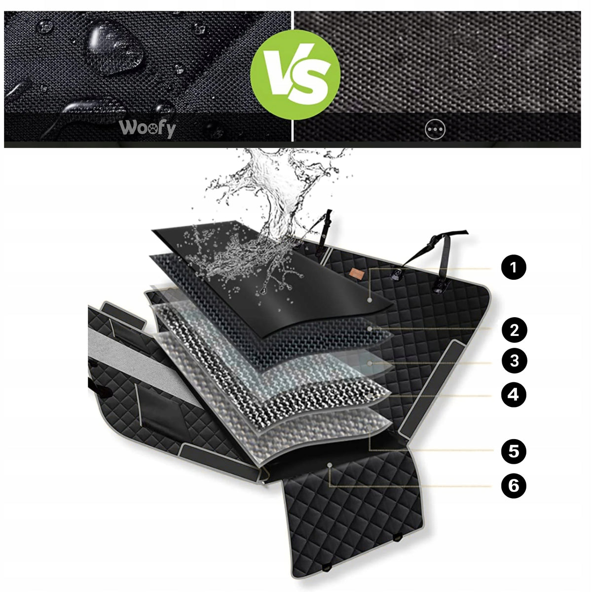 DOG MAT FOR CAR COVER UNIVERSAL WATERPROOF CAR 4IN1 EAN (GTIN) 5907494721600