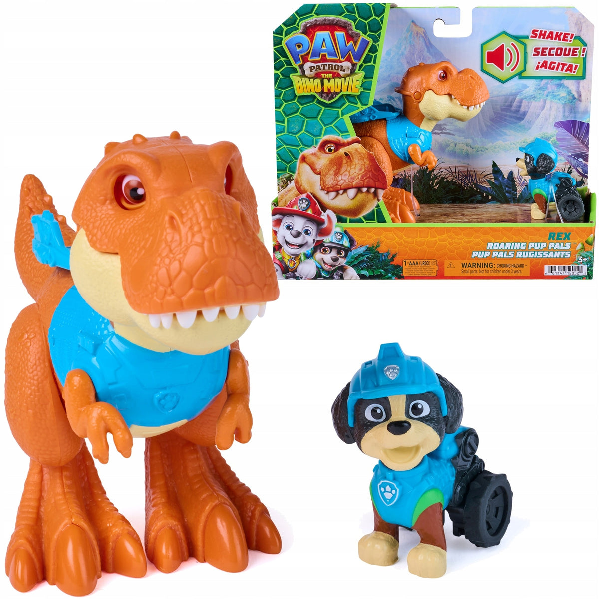 DOG PATROL AND DINOSAURS REX WITH INTERACTIVE T-REX PUP PALS