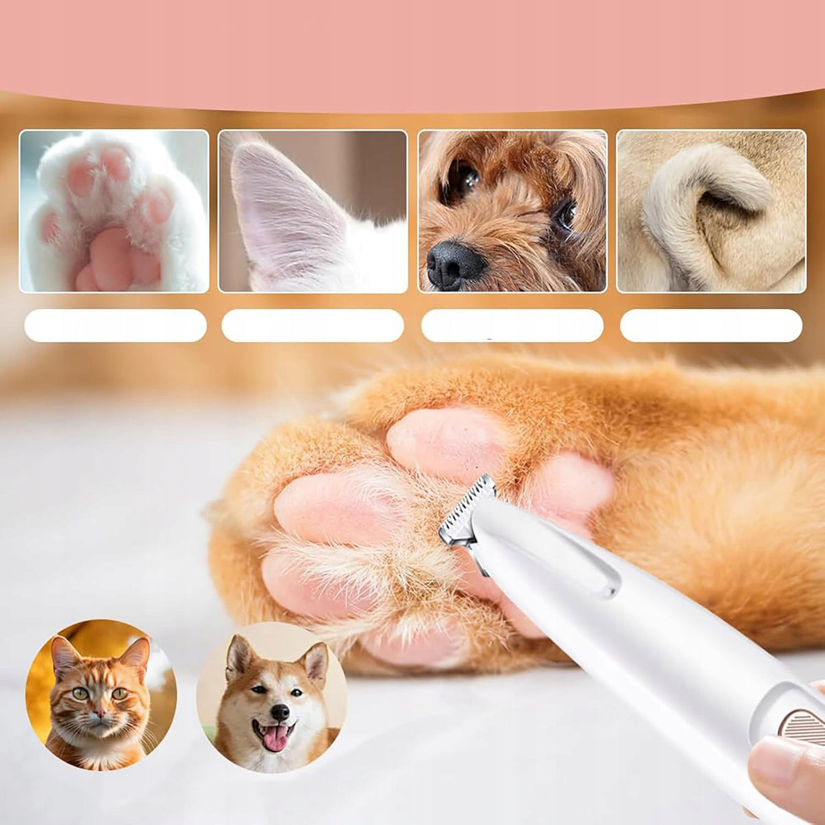 DOG PAW TRIMMER, CORDLESS, CAT PAW TRIMMER, 5 IN Brand no brand