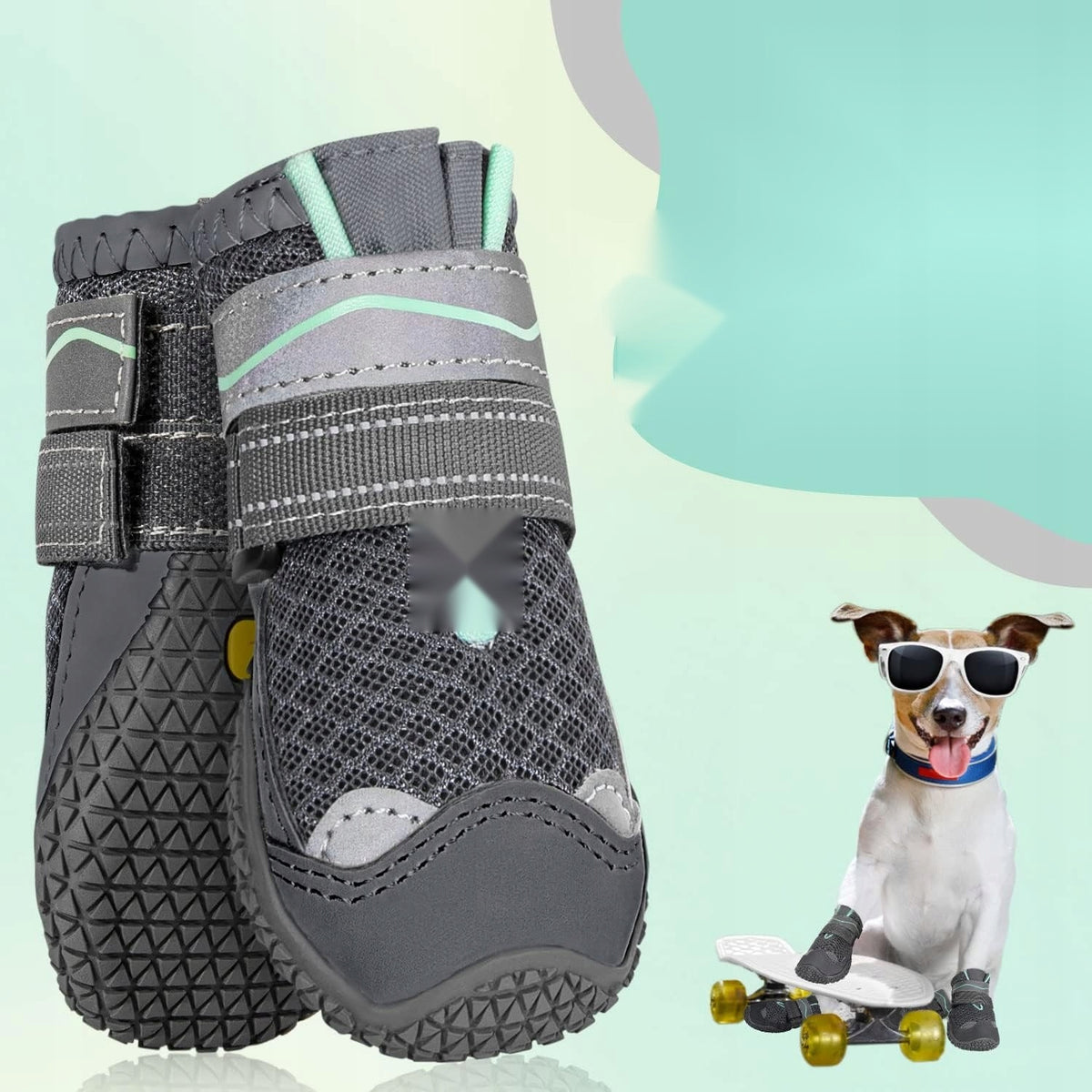 DOG SAFETY SHOES BREATHABLE SOLE STABLE CLASP STRONG Manufacturer code 5908107314639