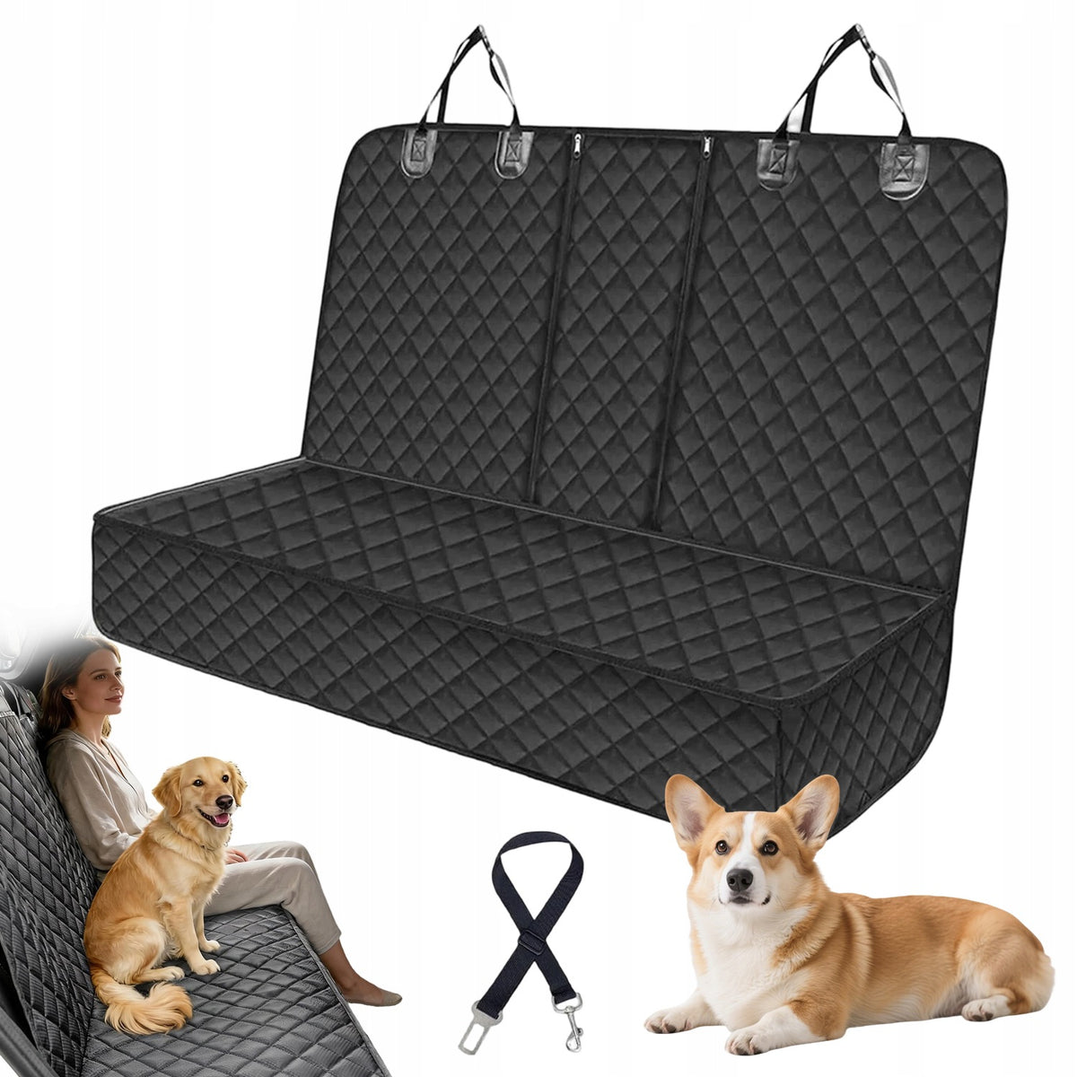 DOG SEAT COVER FOR CAR PREMIUM WATERPROOF STRONG