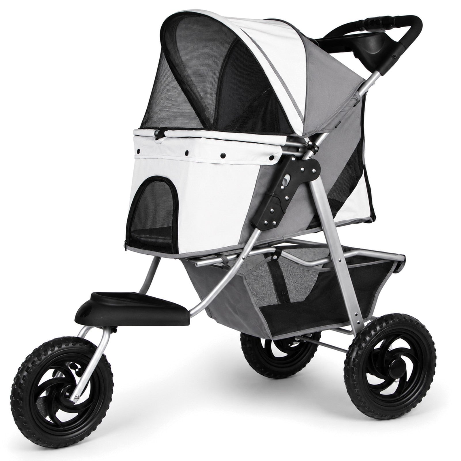 DOG STROLLER EASY FOLDING LARGE WHEELS UP TO 20KG 115X55X110 KRUGER MEIER Brand Kruger Meier