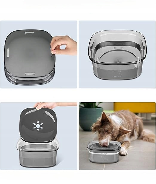DOG WATER BOWL NON-SPILL LARGE 2L FOR TRAVEL NON-SLIP DRINKING EAN (GTIN) 5903682397114