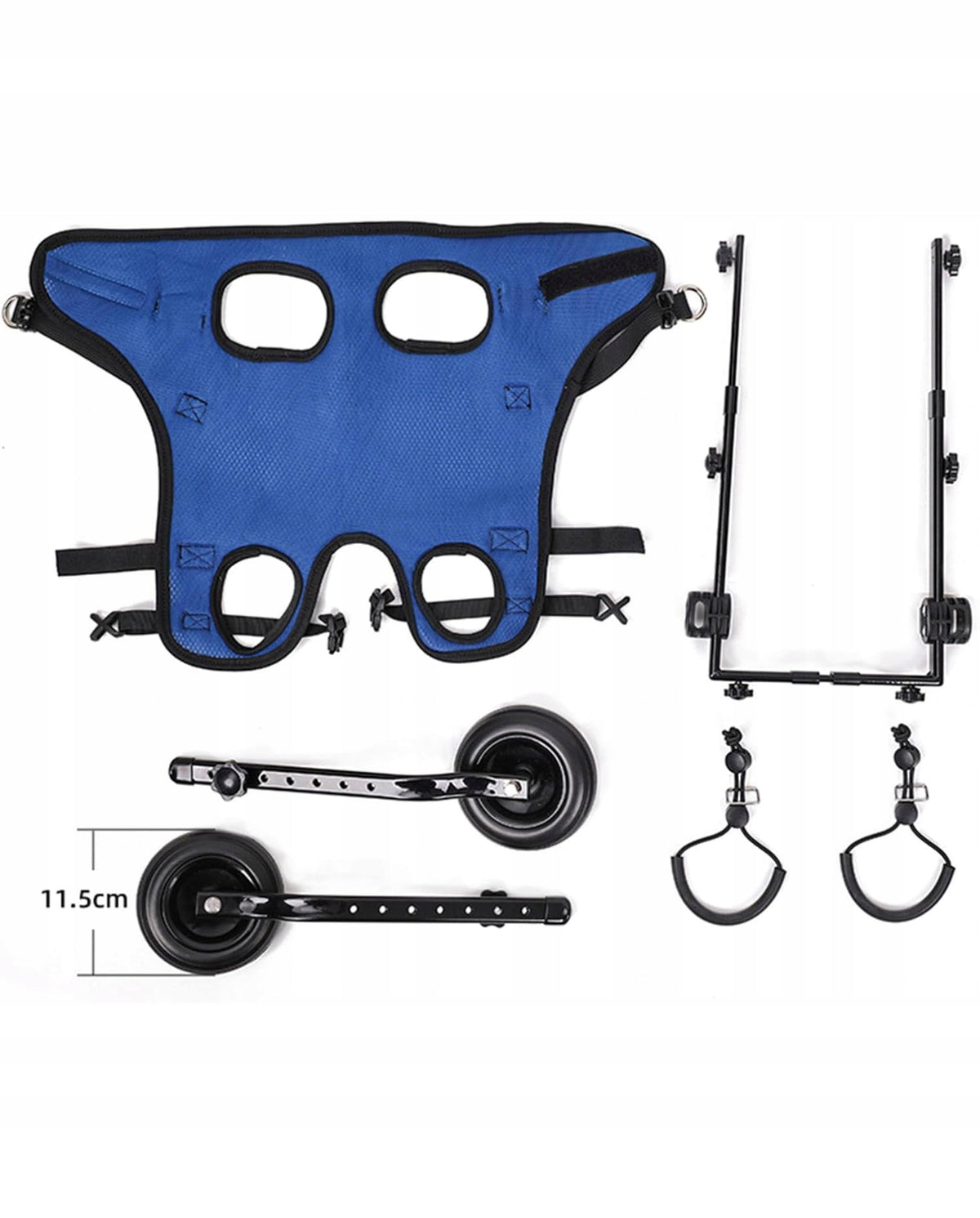 DOG WHEELCHAIR For Rear Rehabilitation Paws Adjustable Fazoo M Manufacturer code Wózek Inwalidzki Składany dla Psa Fazoo M