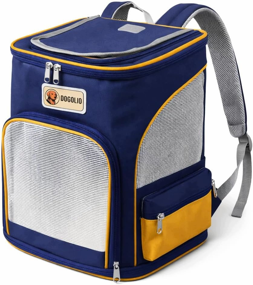 DOGOLIO BACKPACK CAT DOG TRANSPORTER VENTILATED BAG 39x31x26 CM
