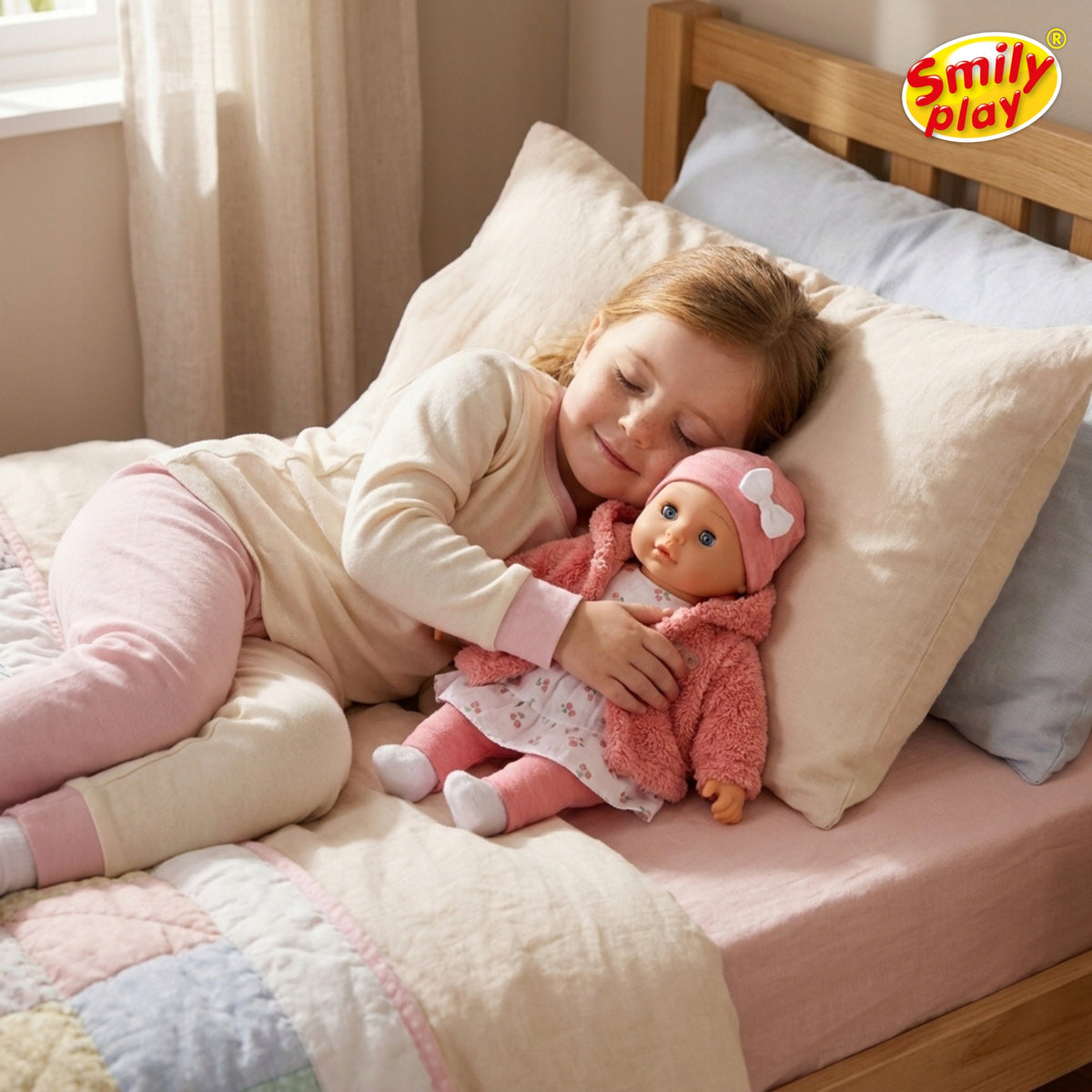 DOLL BABY INTERACTIVE LARGE soft 40 cm speaks sings 2 languages PL ENG large Manufacturer code SP85597 AN01