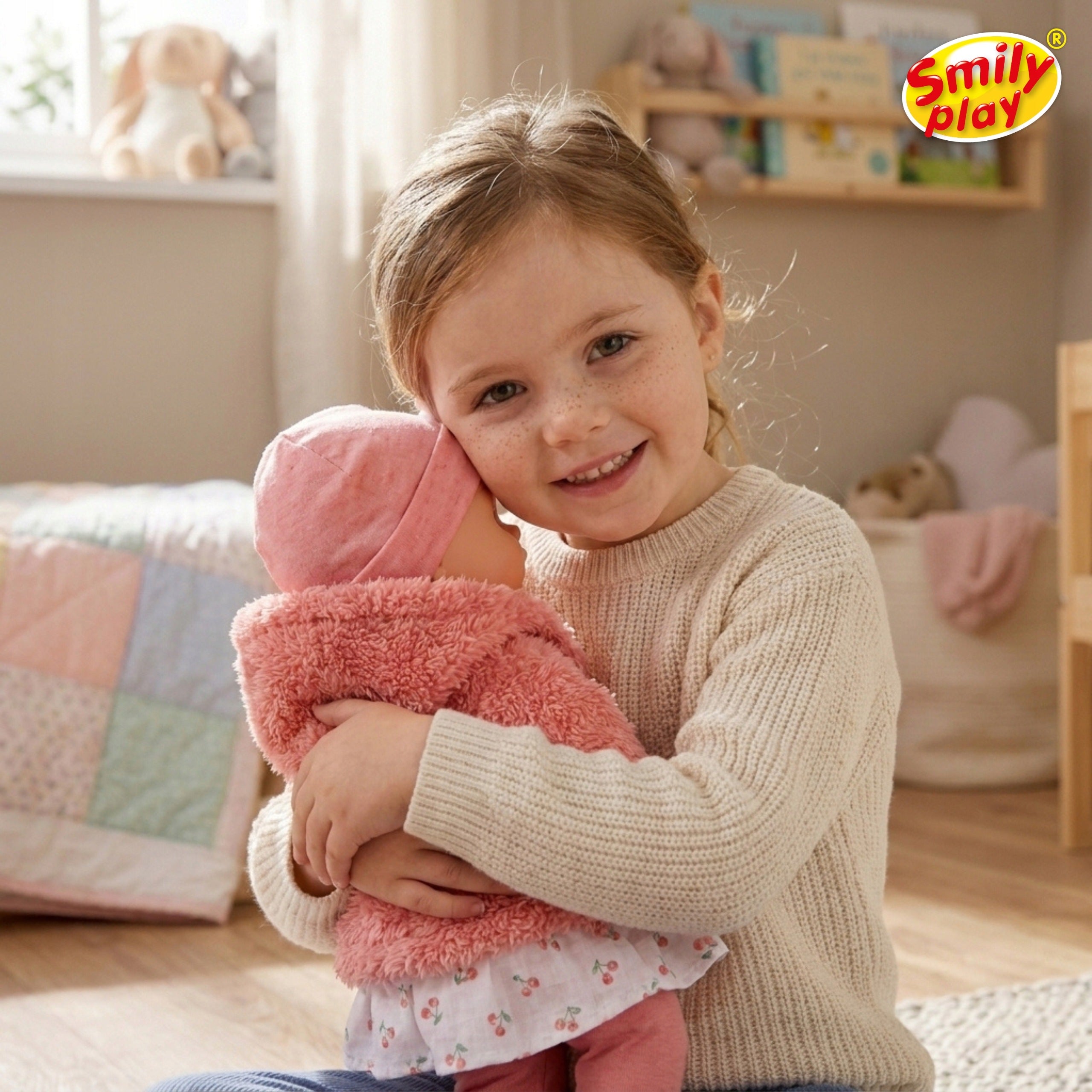 DOLL BABY INTERACTIVE LARGE soft 40 cm speaks sings 2 languages PL ENG large Packaging status original