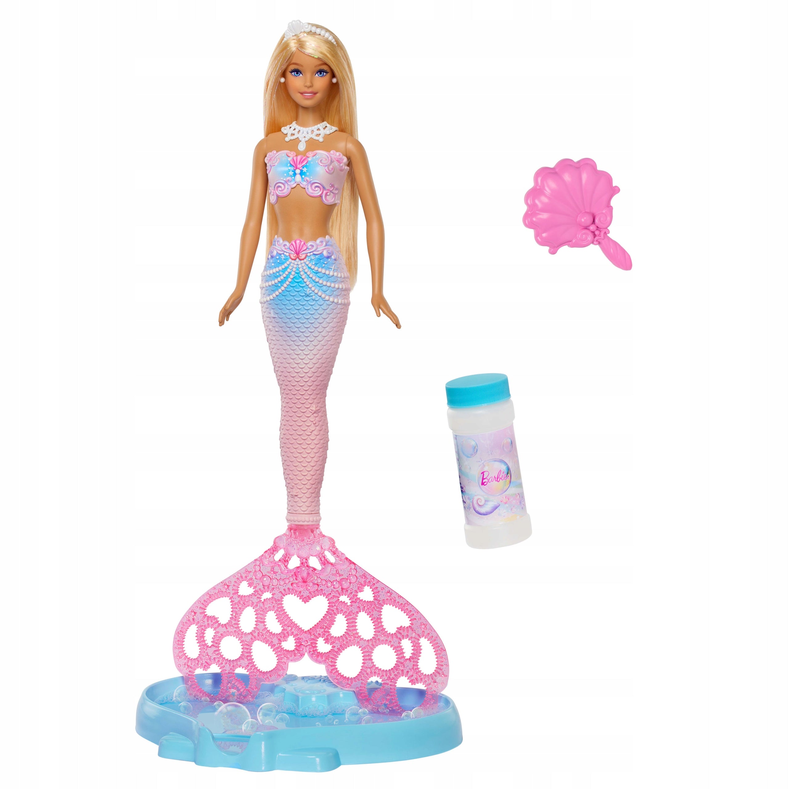 DOLL BARBIE BUBBLE MERMAID Magic soap bubbles, set for children +3 Manufacturer code JLW56