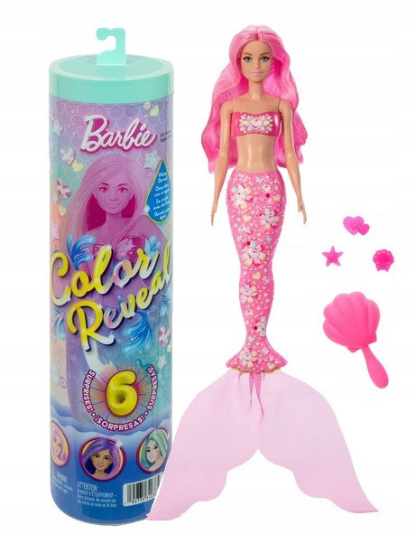 DOLL BARBIE COLORFUL SURPRISE MERMAID Color Reveal series jewels