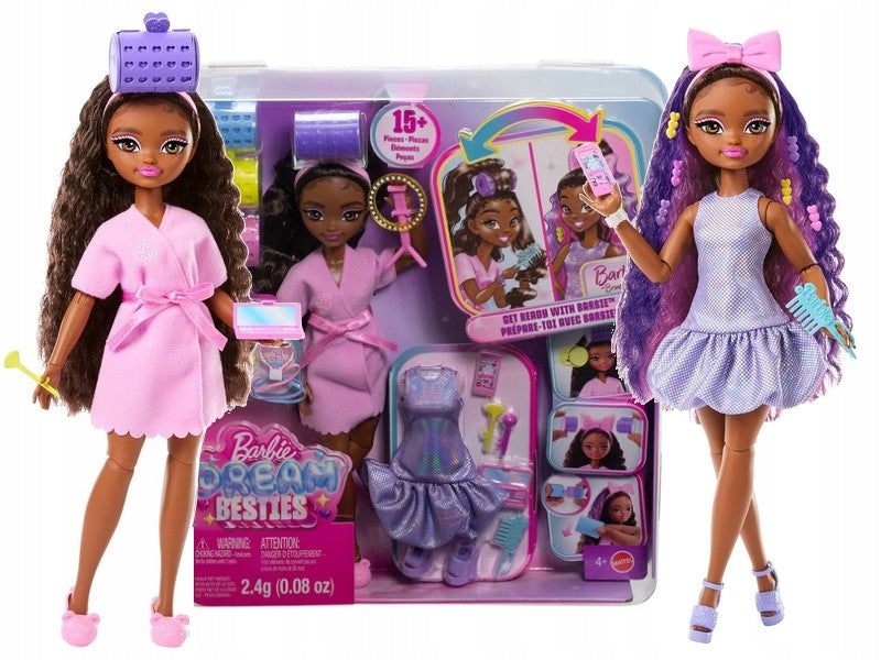 DOLL BARBIE DREAM BESTIES BROOKLYN Get ready with me, set with clothes