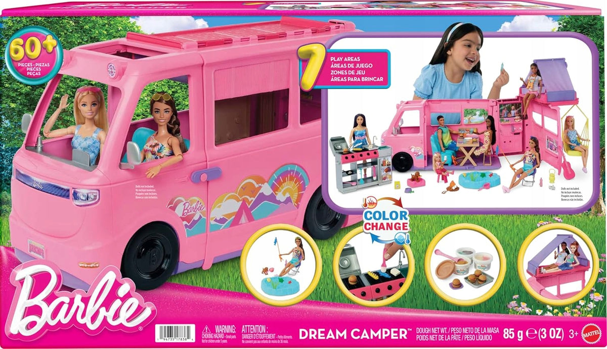 DOLL BARBIE DREAM CAMPER auto for dolls Barbie + accessories Packaging status original