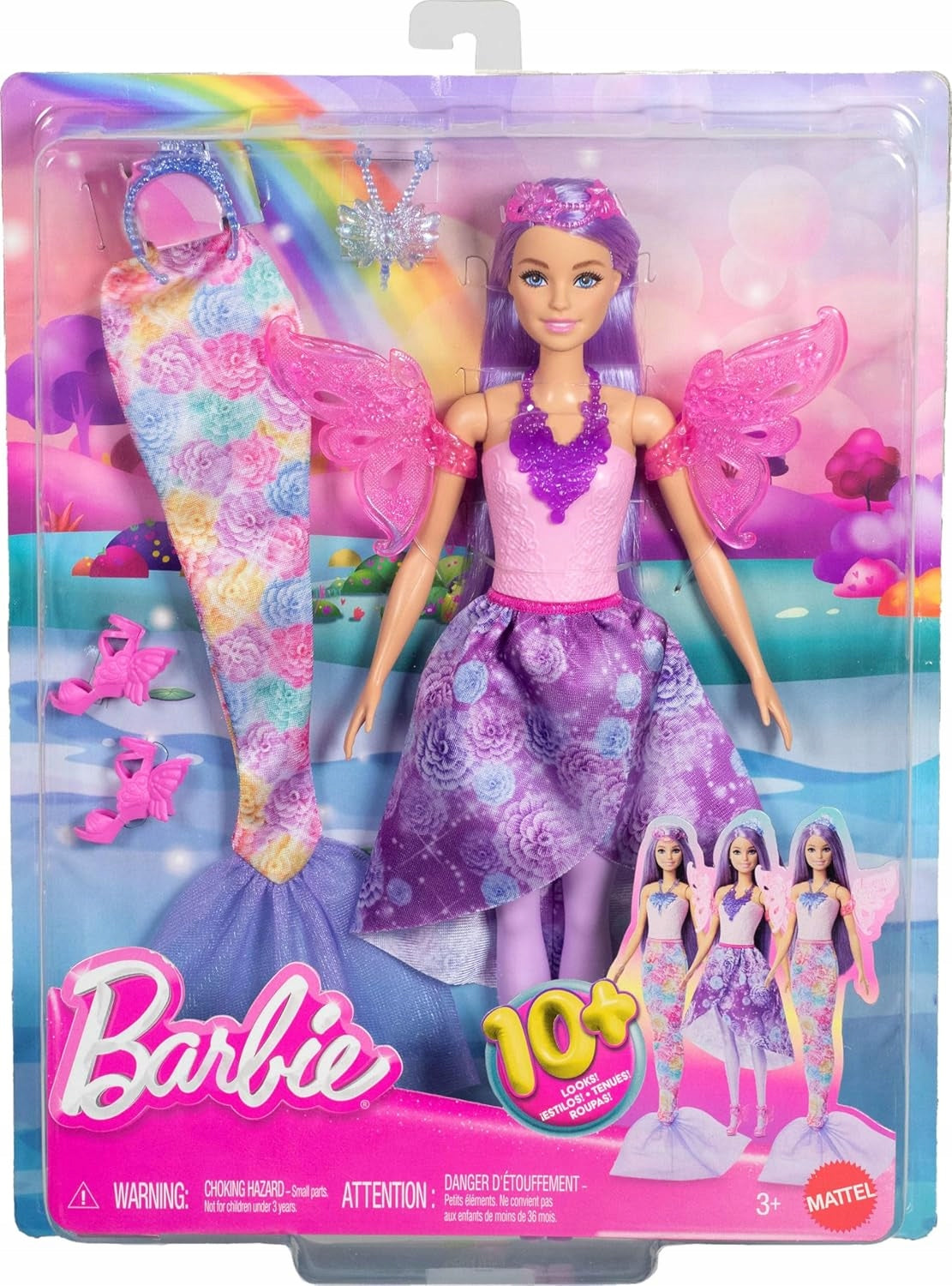 DOLL BARBIE MAGIC FAIRY doll with clothes PRINCESS MERMAID FAIRY Brand Barbie