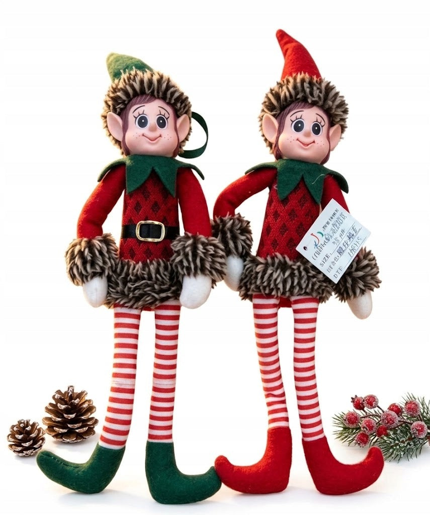 DOLL ELF CHRISTMAS GNOME CHRISTMAS DECORATION 38 CM 1 PC