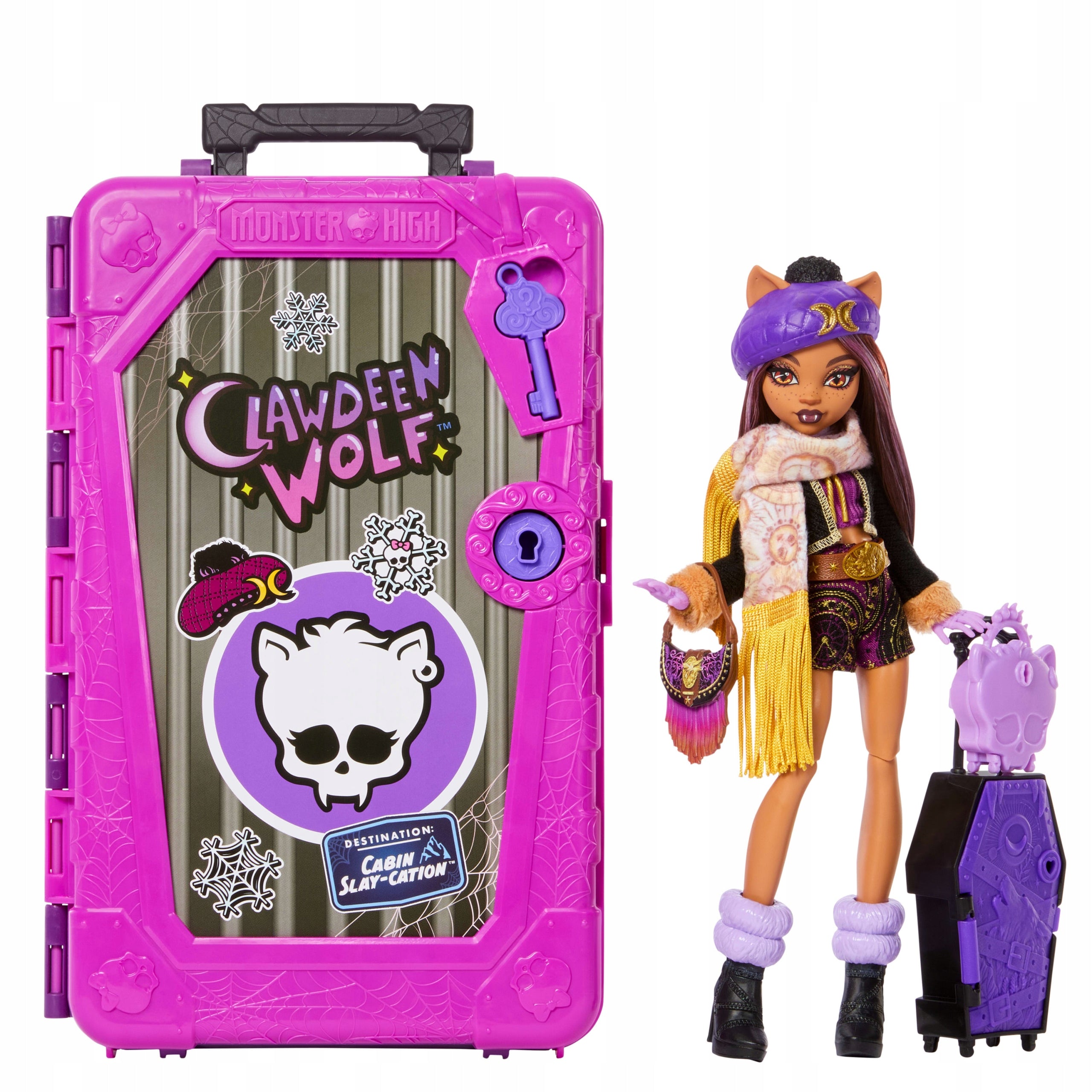 DOLL MONSTER HIGH SCASECRETS CABIN SLAY-CATION S8 Clawdeen Wolf