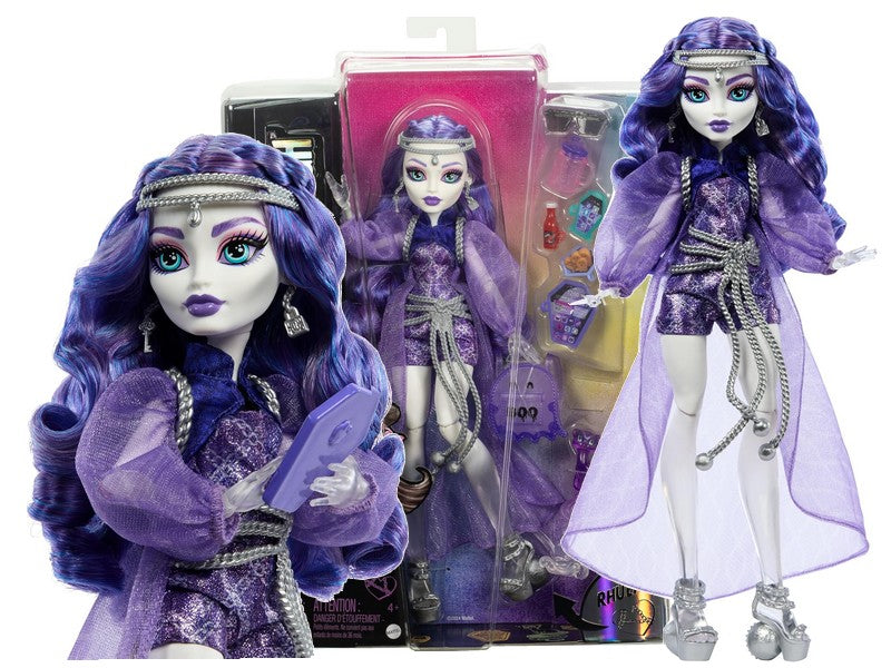 DOLL MONSTER HIGH Spectra Vondergeist + pet ferret Rhuen