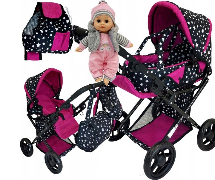 DOLL STROLLER CARRIER BAG BEDDING+BOBAS SINGS EAN (GTIN) 5906058000571