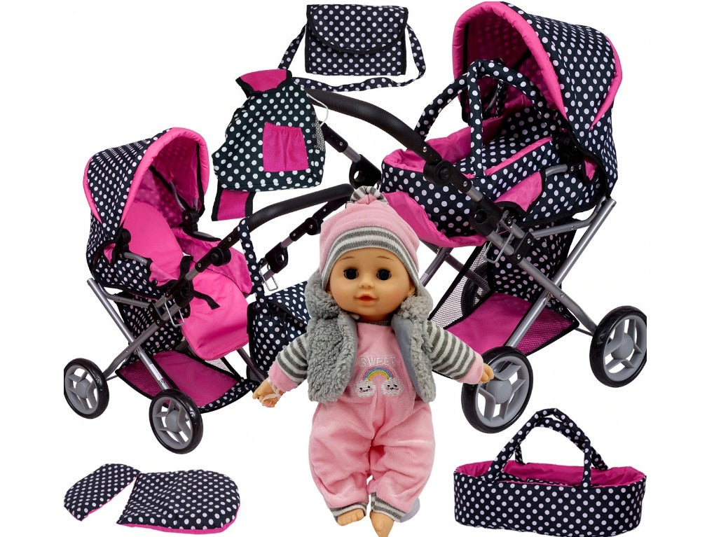 DOLL STROLLER CARRIER BAG BEDDING+BOBAS SINGS