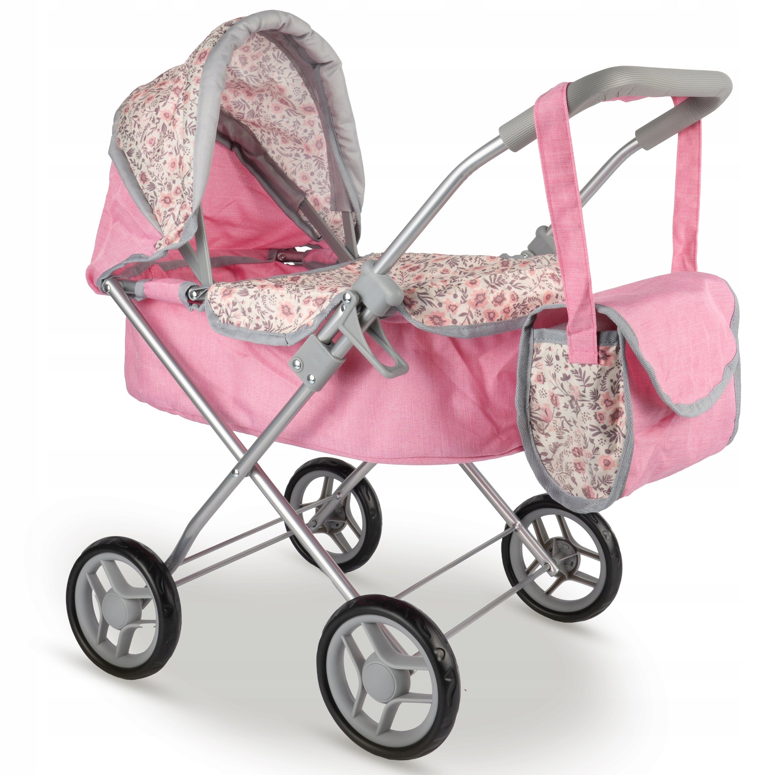 DOLL STROLLER DEEP FOLDING GONDOLA STROLLER BAG ADJUSTABLE CANOPY