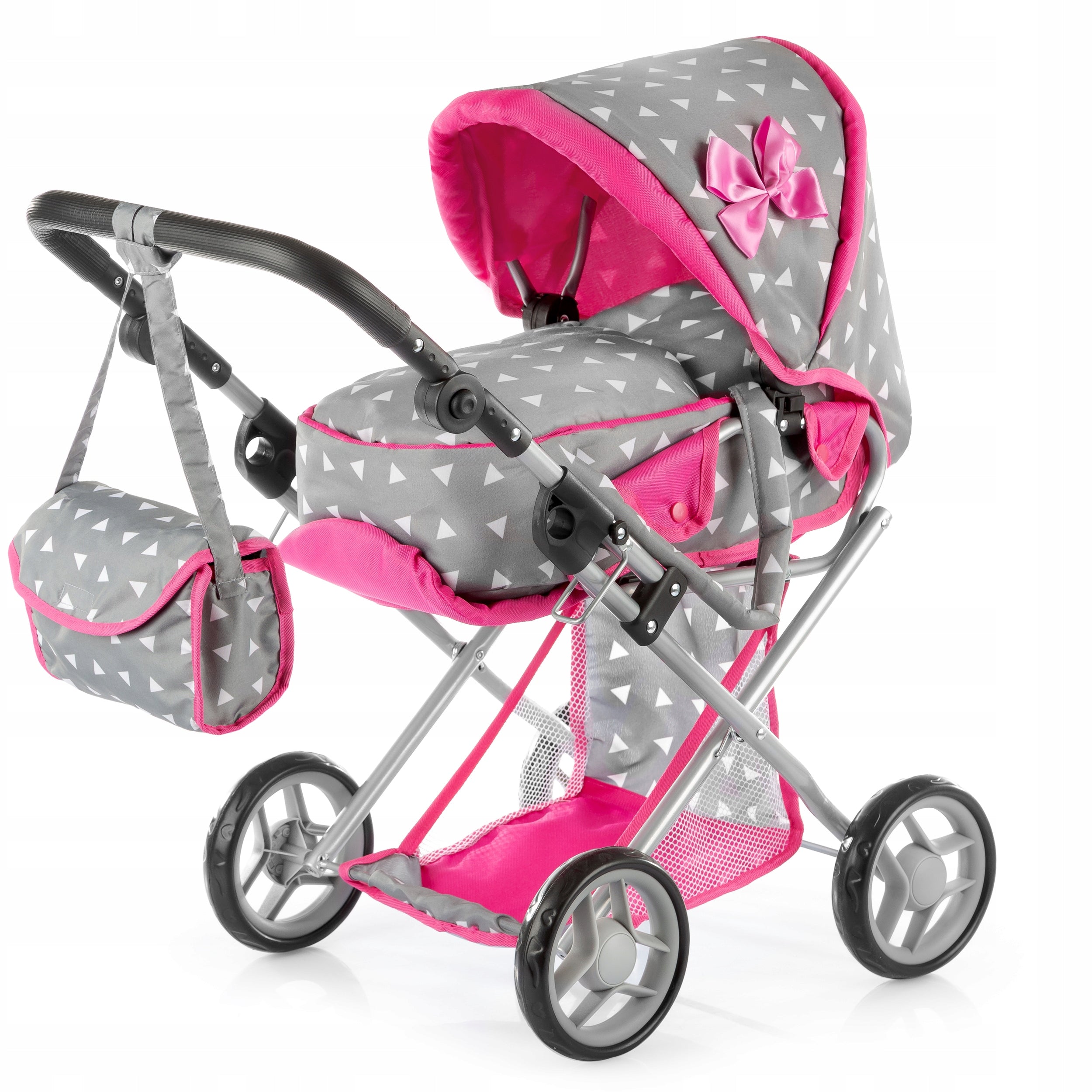 DOLL STROLLER DEEP STROLLER GONDOLA 3in1 KINDERPLAY BAG BEDDING Brand Kinderplay