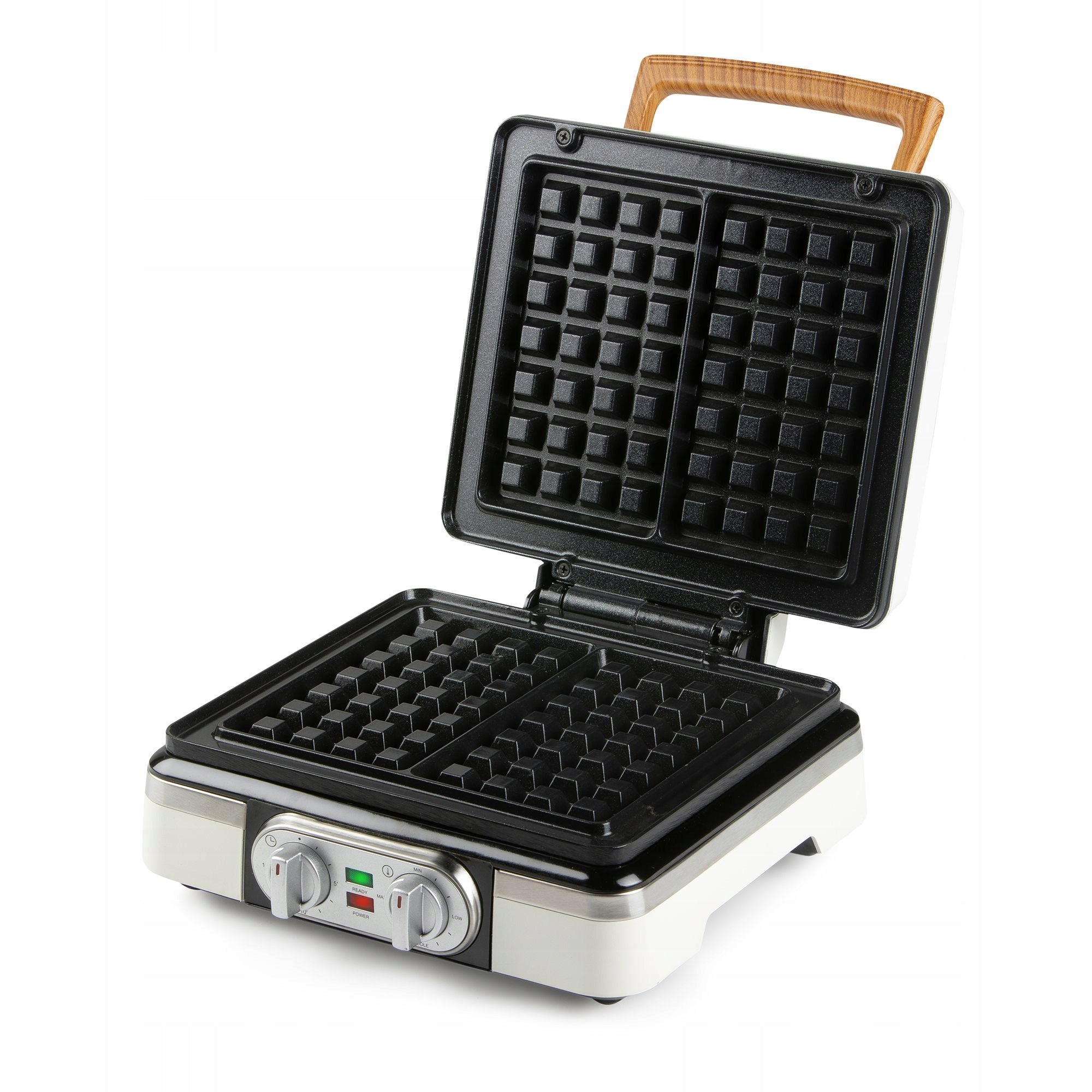 DOMO DO9280W Waffle Iron, 1520W, 2 Large Waffles, Temperature Control, White Power rating 1520 W