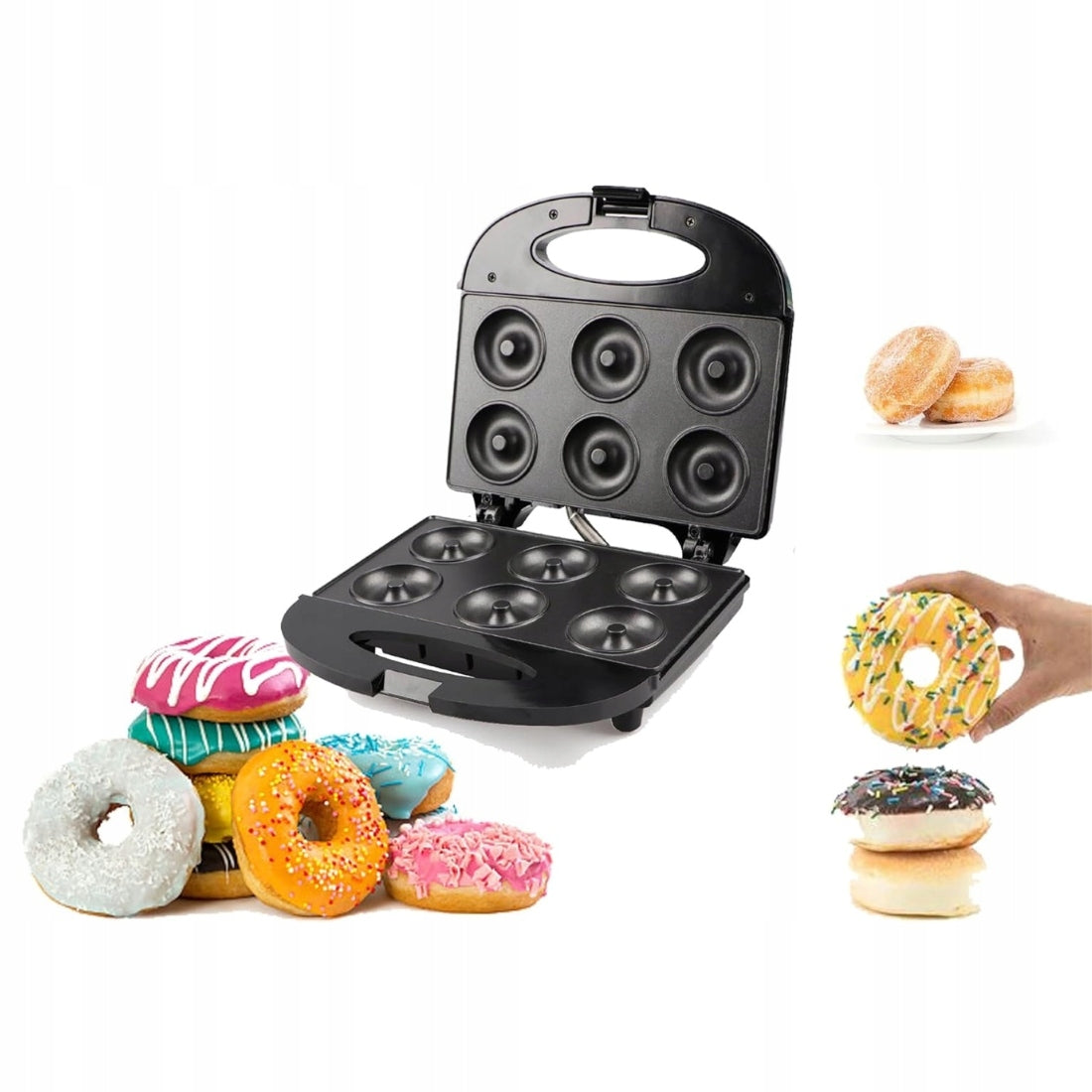 DONUT MAKER 1200W NON-STICK COATING 5CM DONUTSUS Brand no brand