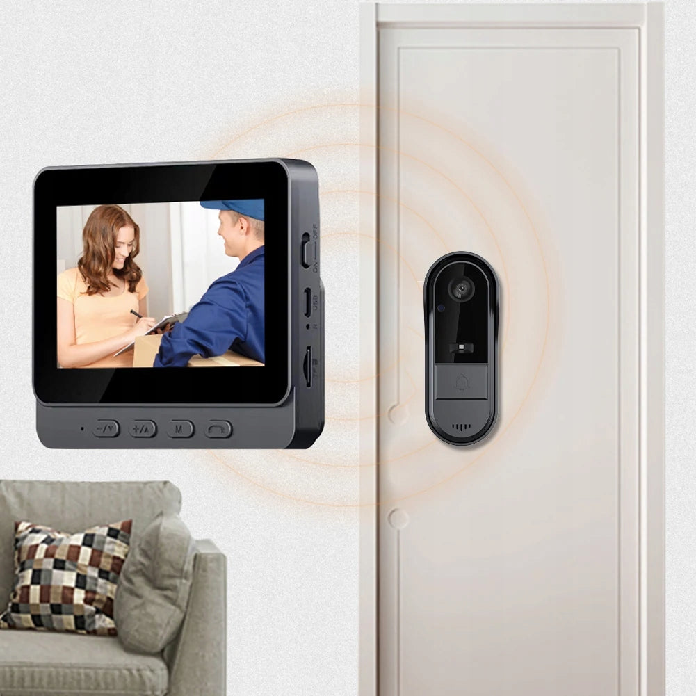 DOOR VIDEO INTERCOM WITH CAMERA 1080P VIDEO INTERCOM DOORBELL SET Brand Bedee