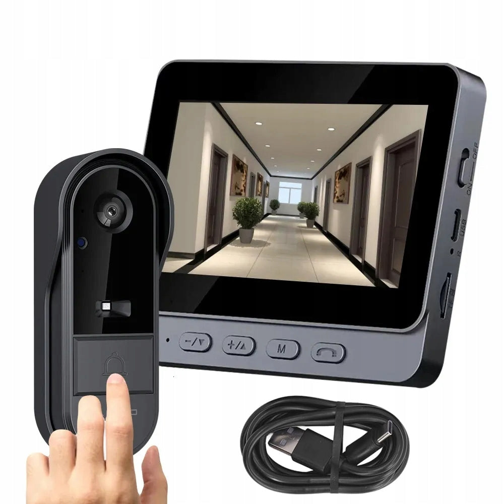 DOOR VIDEO INTERCOM WITH CAMERA 1080P VIDEO INTERCOM DOORBELL SET