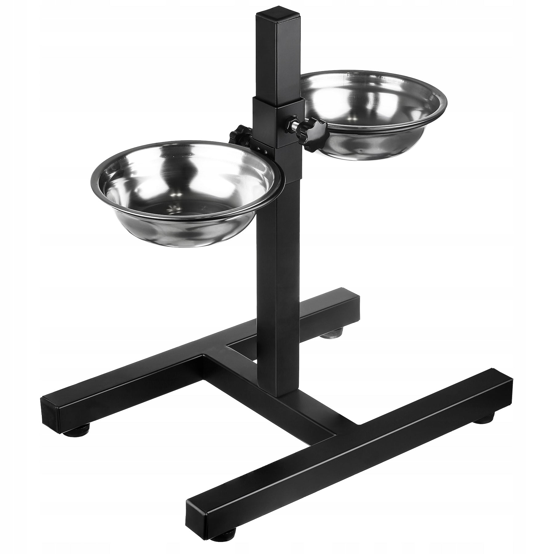 DOUBLE BOWL ON AN ADJUSTABLE STAND FOR DOG AND CAT 2x450ml FOR FOOD AND WATER Brand no brand