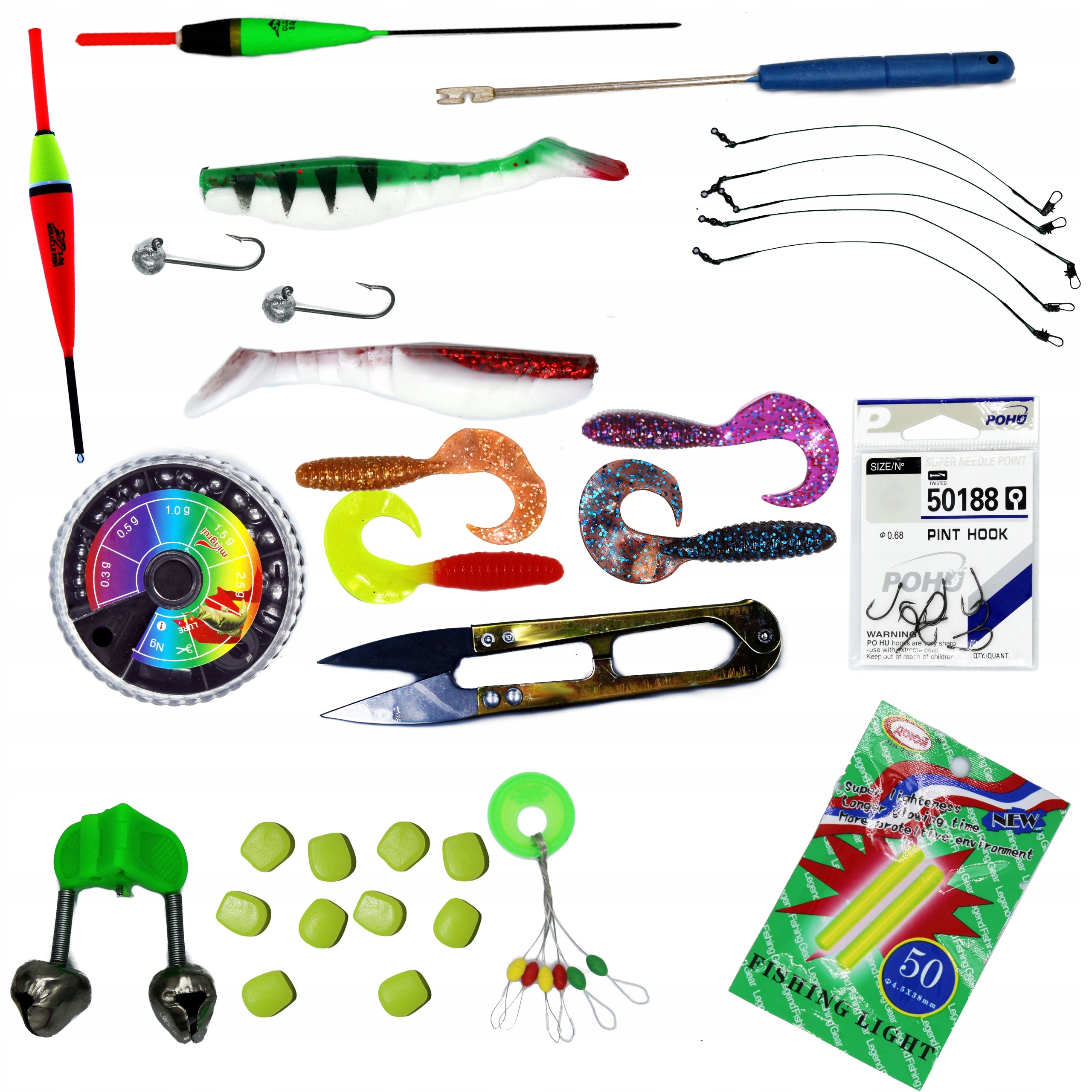 DOUBLE FISHING SET FOR KIDS Complete for GIFT Fishing Rods Reels Packaging status original