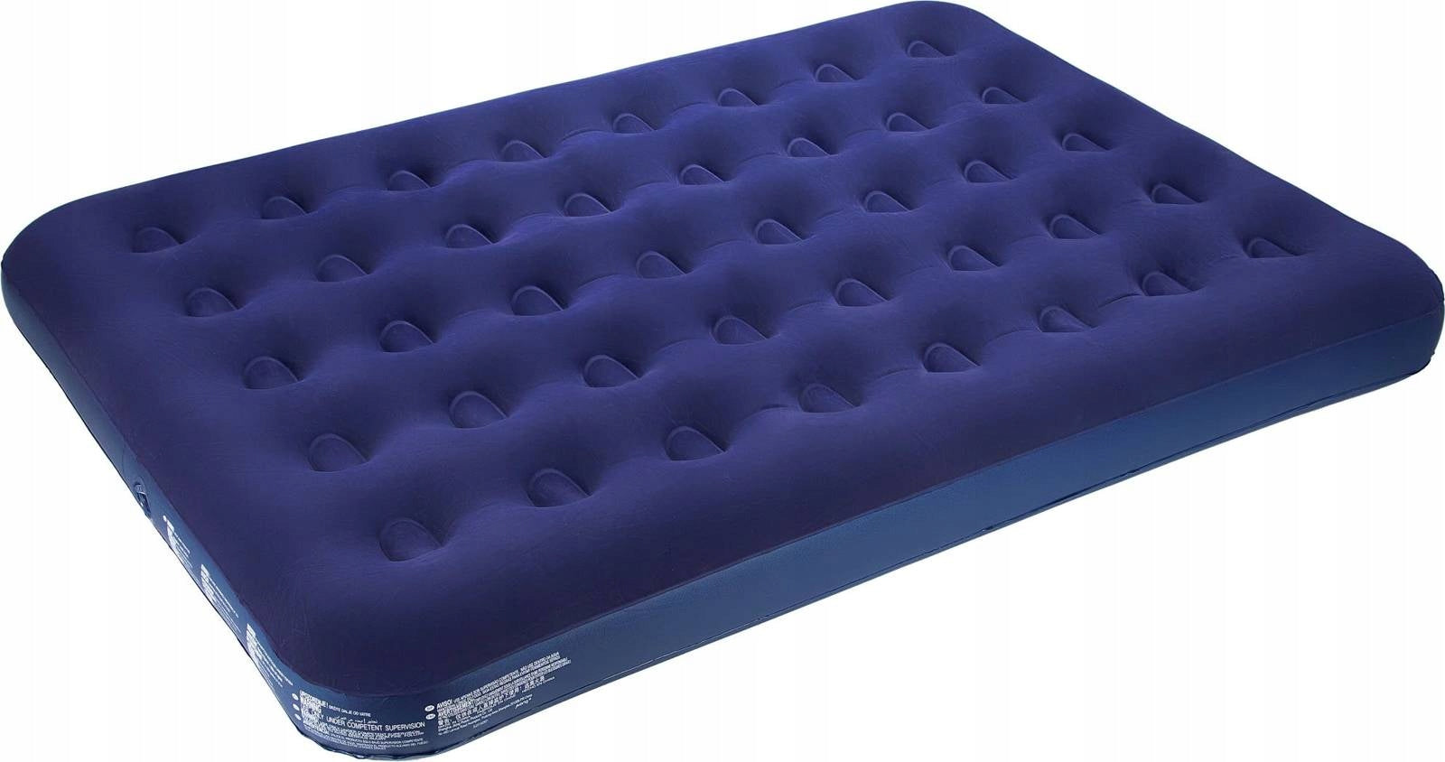 DOUBLE FOLDING INFLATABLE SLEEPING MATTRESS 191 x 137 x 22cm BLUE Manufacturer code 5908116146337