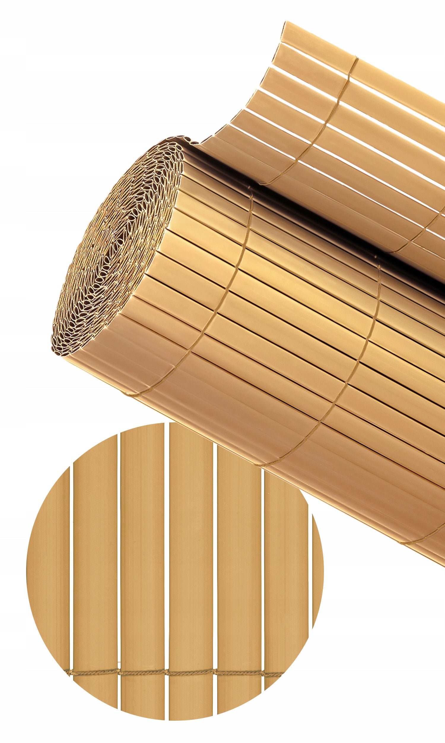 DOUBLE-SIDED BALCONY MAT BALCONY COVER TERRACE FENCE PVC 140x300 cm Manufacturer code PLO/140#300#BAMBUS