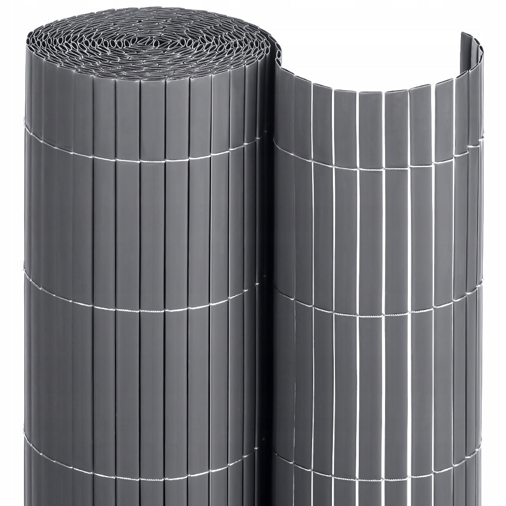 DOUBLE-SIDED BALCONY MAT BALCONY COVER TERRACE GREY PVC 160x400 cm Kind cover, mat