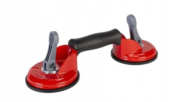 DOUBLE SUCTION CUP FOR SMOOTH SURFACES LIFTING CAPACITY UP TO 80KG 66900 RUBI
