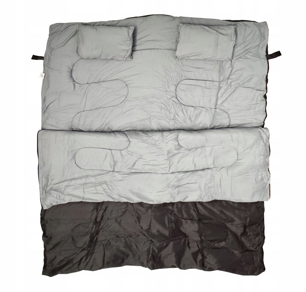 DOUBLE TOURIST SLEEPING BAG 220X150CM WINDPROOF BASS Poland EAN (GTIN) 5902067629284