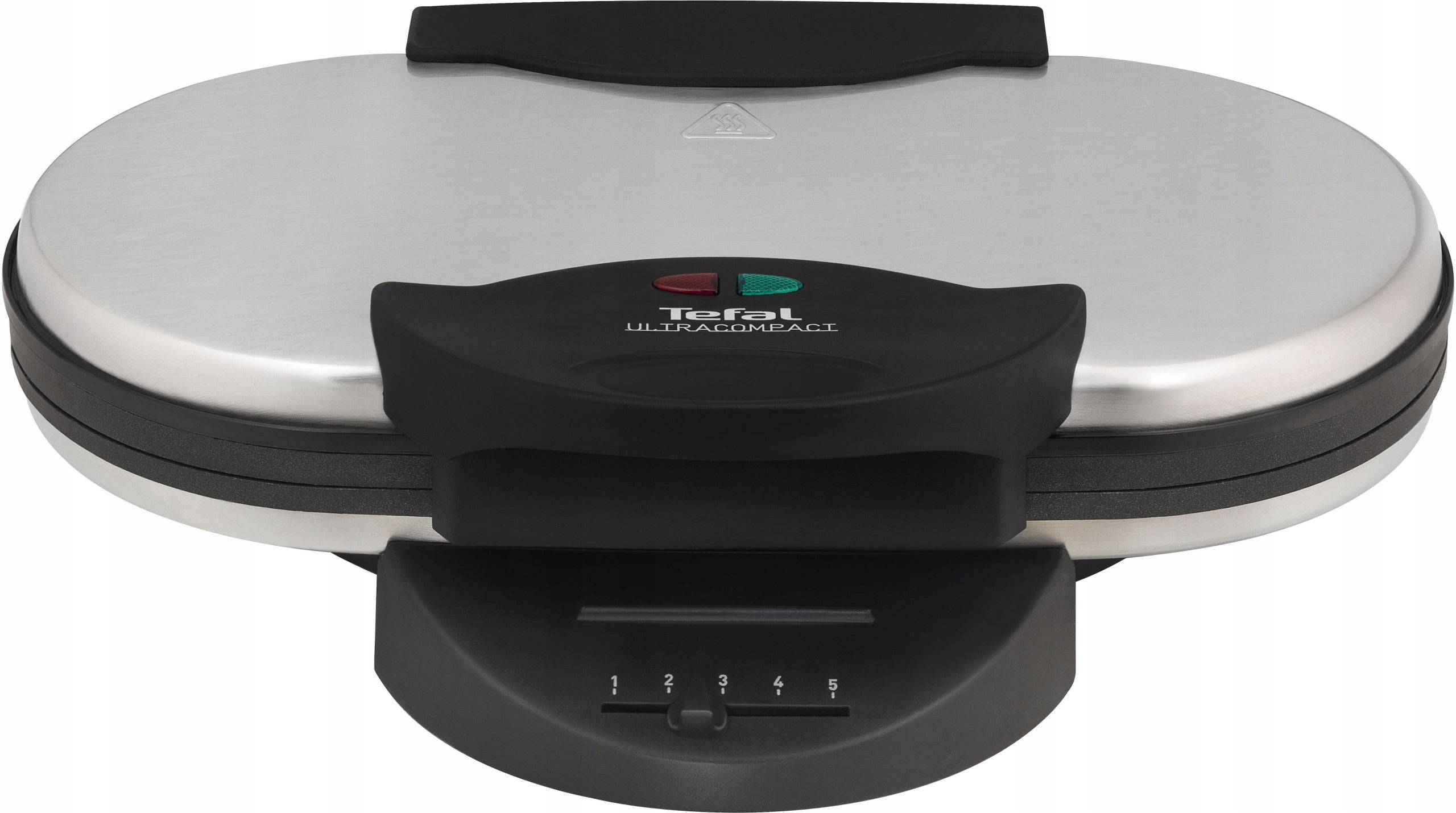 DOUBLE WAFFLE MAKER TEFAL HEARTS WM 311D SILVER STEEL 1200W