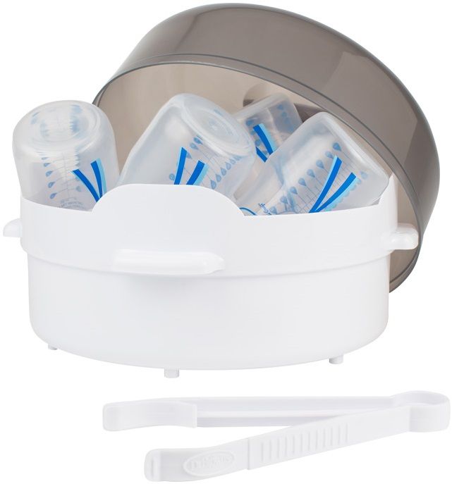 DR. BROWN'S MICROWAVE TEAT BOTTLE STEAM STERILIZER Manufacturer code 072239008065