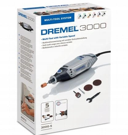 DREMEL 3000 Multi-tool mini grinder + 5 pieces of accessories