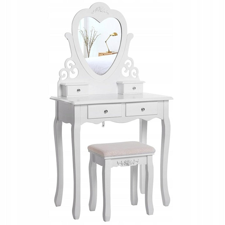 Kosmetinis staliukas, Fluxar home, DR-1020, baltas