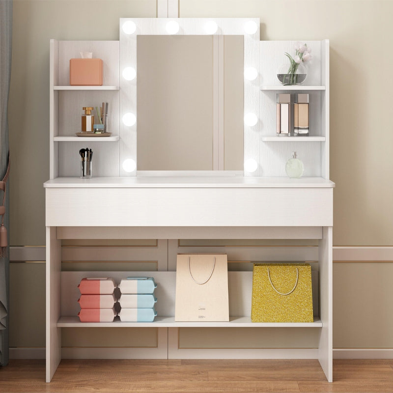 DRESSING TABLE COSMETIC MAKE-UP MAKE-UP WITH MIRROR LED LOFT MODERN 110 CM EAN (GTIN) 5904890441934