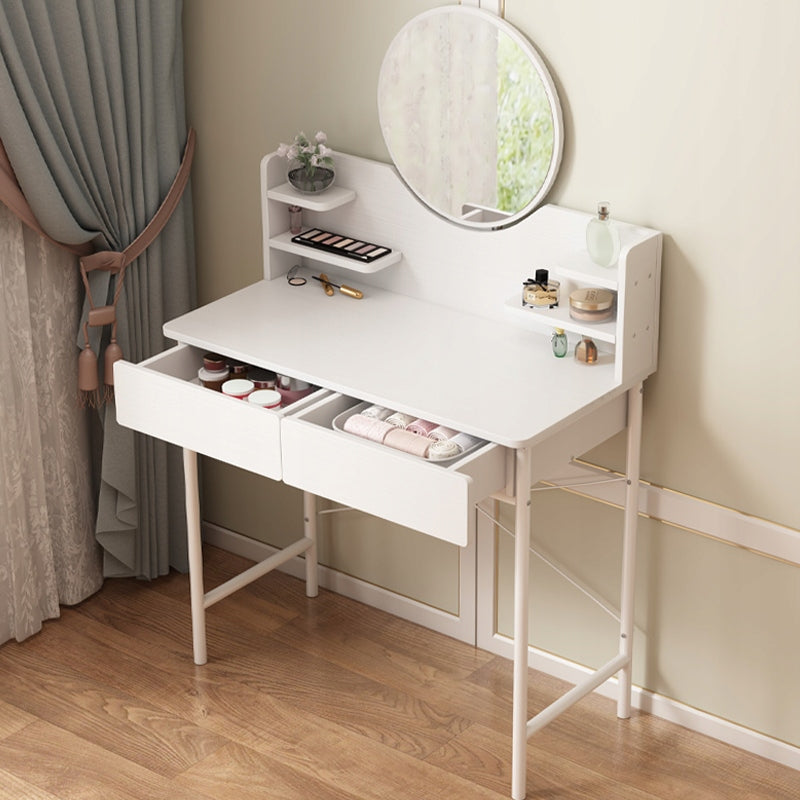 DRESSING TABLE COSMETIC WHITE BEDROOM WITH MIRROR DRAWERS MODERN Brand Muvu