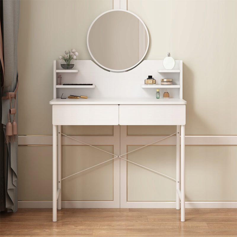 DRESSING TABLE COSMETIC WHITE BEDROOM WITH MIRROR DRAWERS MODERN Manufacturer code biała toaletka Sypialniana
